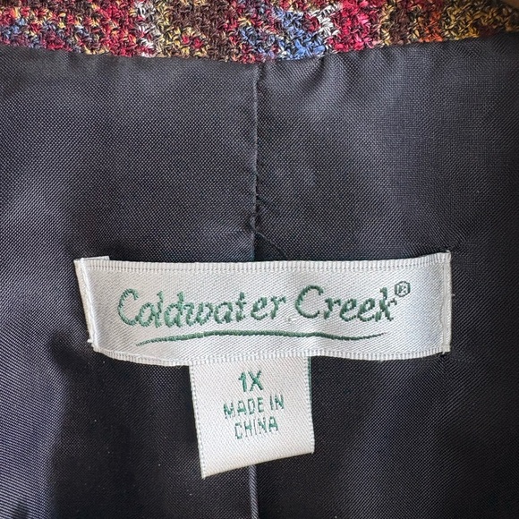 Coldwater Creek Paisley Tapestry Jacket Blazer Size 1X - Picture 3 of 7